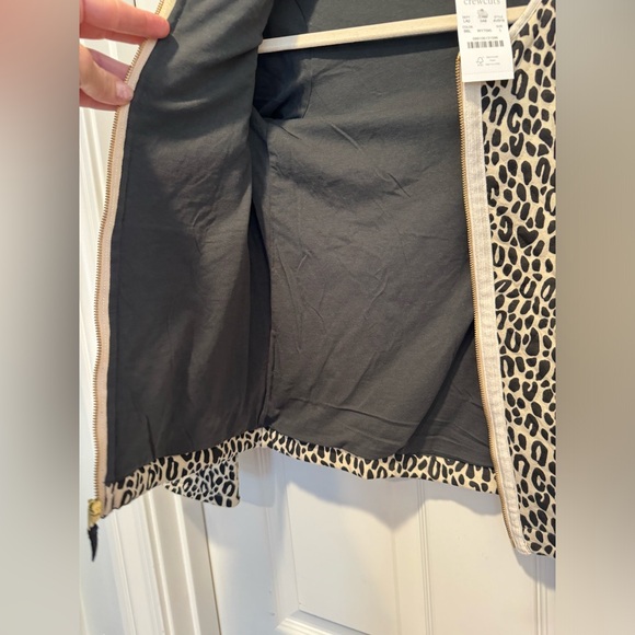 Girls' quilted jacket in leopard print J. Crew crewcuts large 10-12 new with tag - Picture 8 of 11